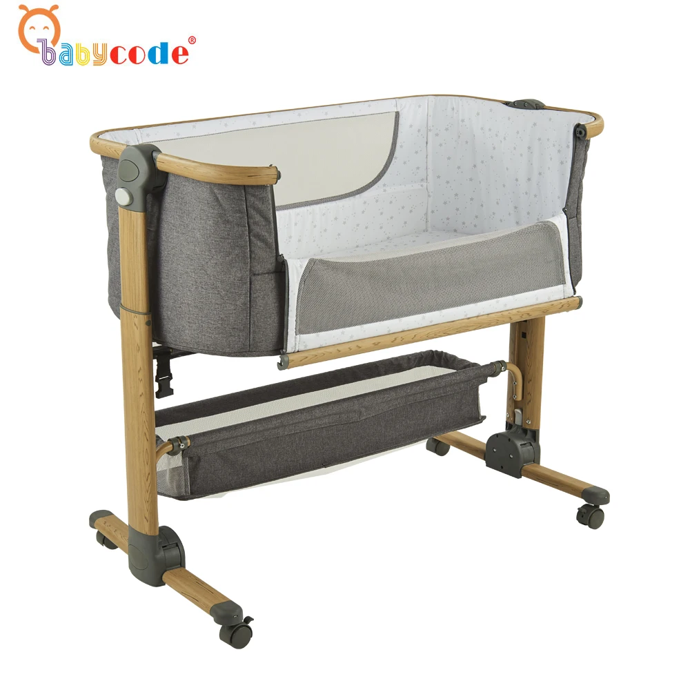 
2019 multi-functional height adjustable luxury new born baby cradle 