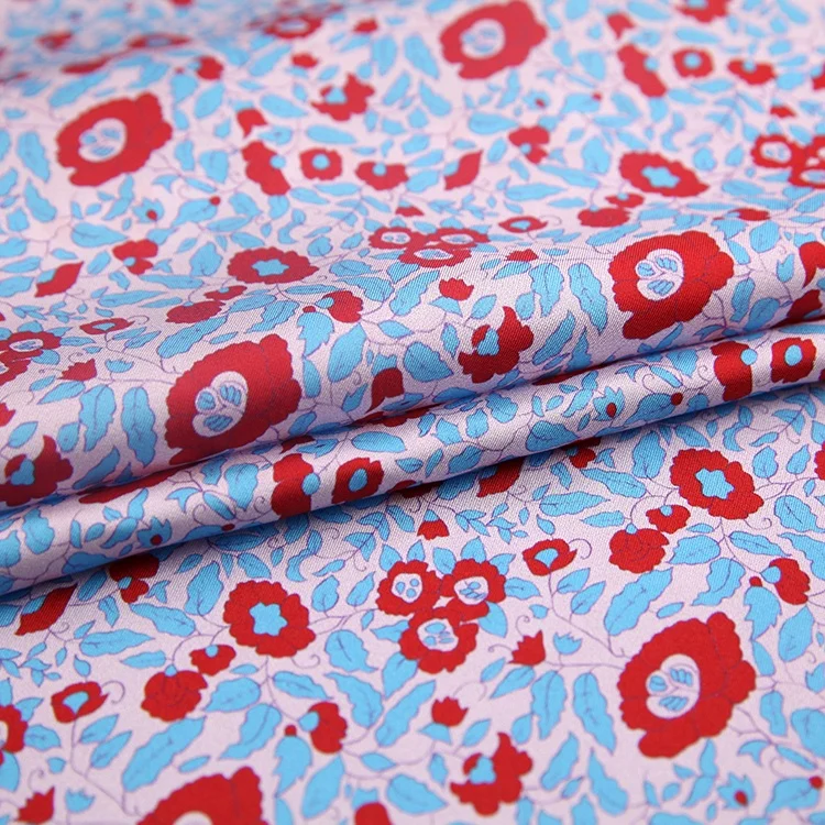 Fashionable Printed Sik Fabric by the Yard For Twill Dress with Low Minimum by Xinhe Textiles