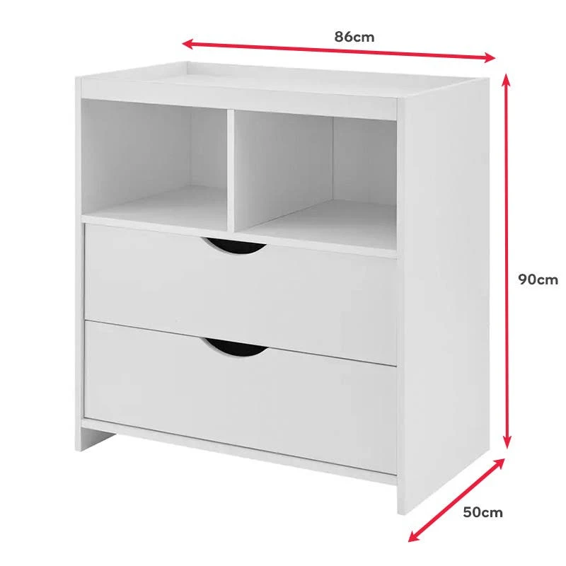 Devon 2 Drawer Storage Unit Storage cabinet drawer chest drawer cabinet bedroom set