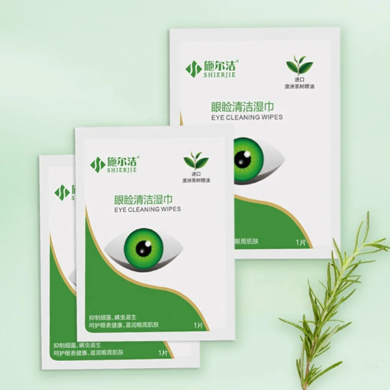 oem custom Clean your eyes Individually wrapped eyelid wipes