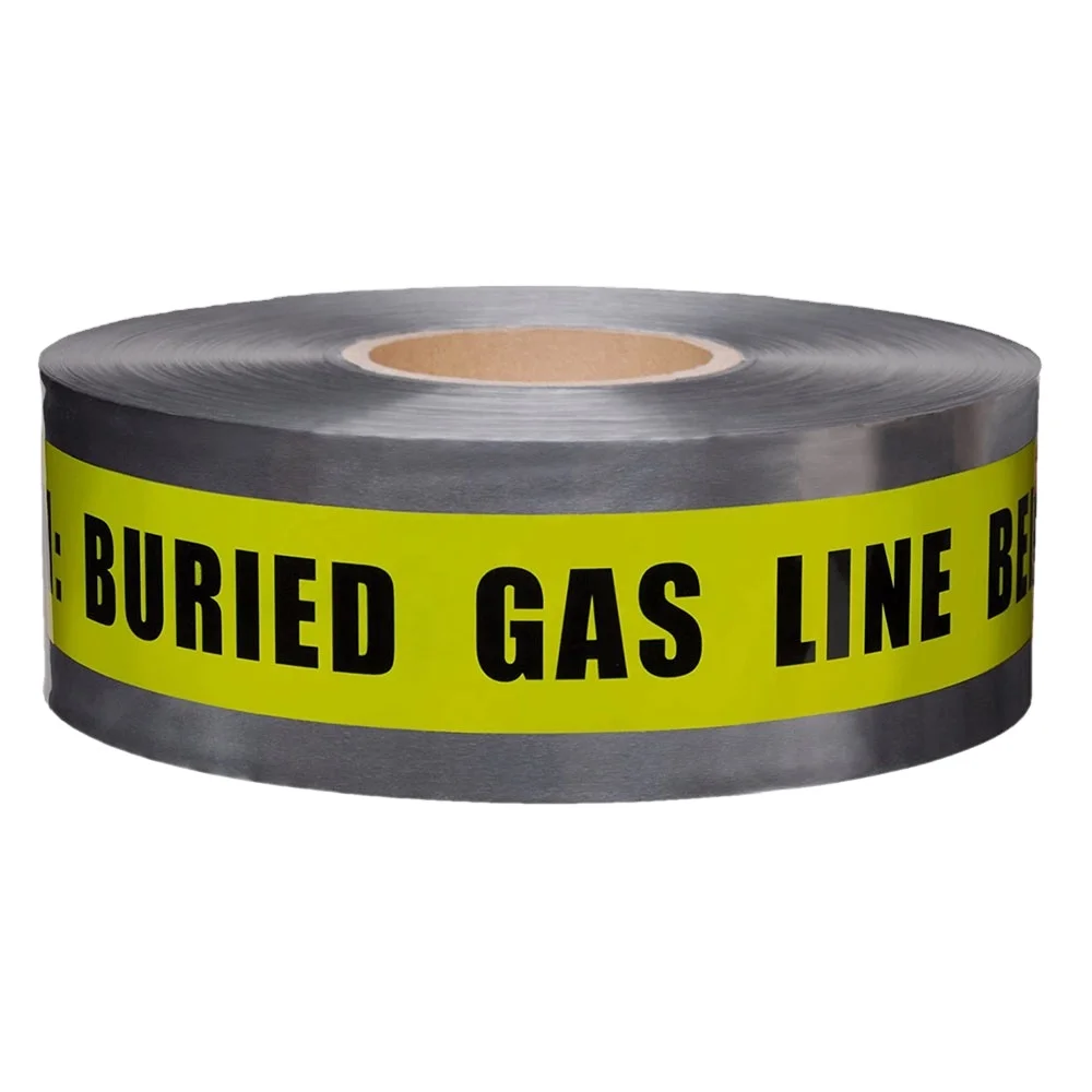 Underground Warning Tape Underground Detectable Detective Underground Warning Tape