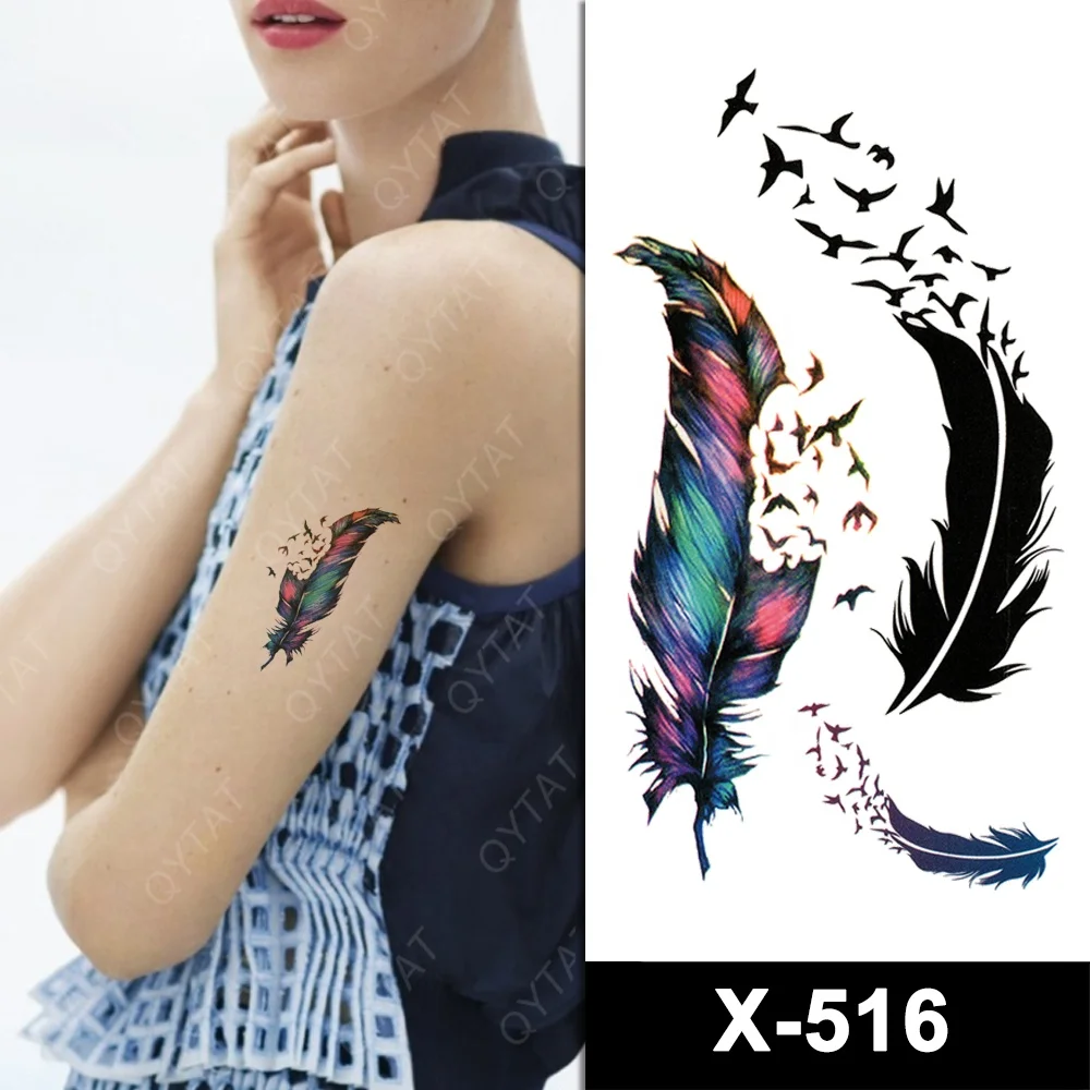 Cosmetic Standard Colourfull Cute Designs Body Skin Safe Temporary Tattoo Sticker