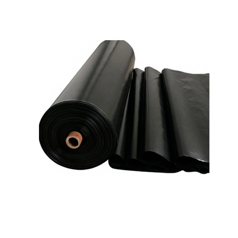 Black Smooth Waterproof Polyethylene Pond liner HDPE Geomembrane