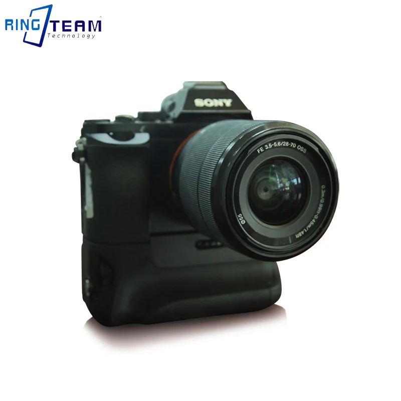 Батарейная ручка VG-C1EM батарейный блок для Sony камера A7 A7R A7S A7K использования с двумя NP-FW50 батареи поддерживает вертикальную съемку