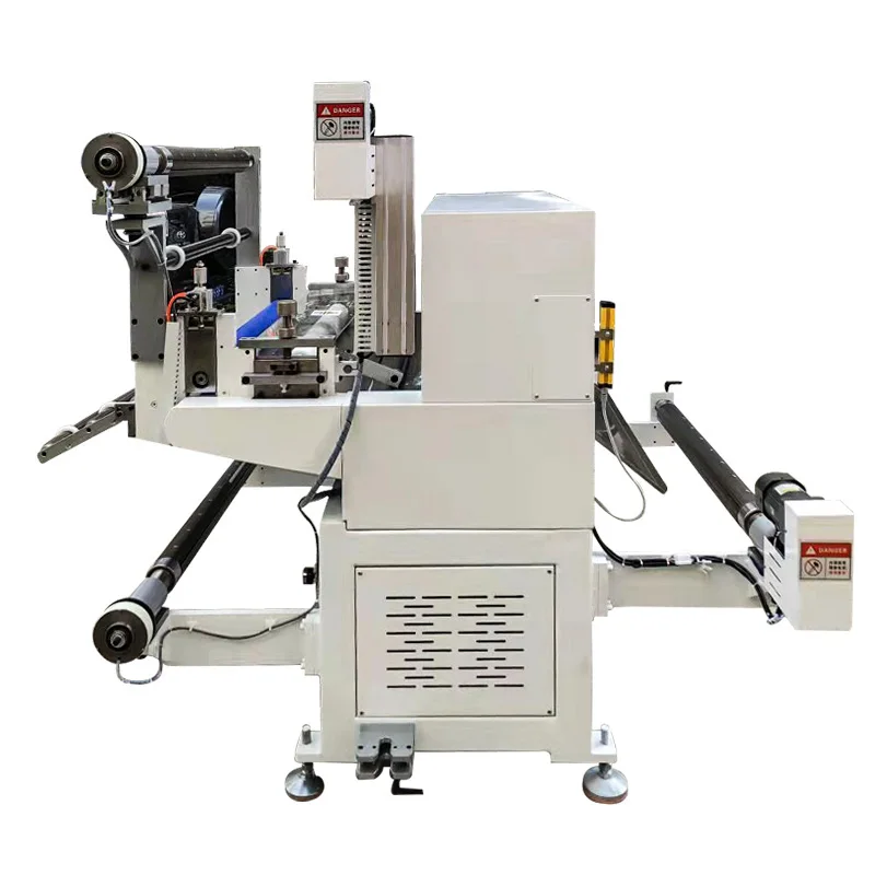 Multifunctional SJJQ - 800 coil cutting machine with slitting and laminating waste discharge and discharge all-in-one machine