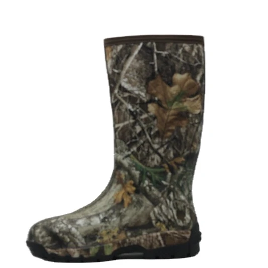 OEM MANUFACTURER RUBBER WATERPROOF NEOPRENE HUNTING LONG RAIN BOOTS FOR MEN  boots rain boots women