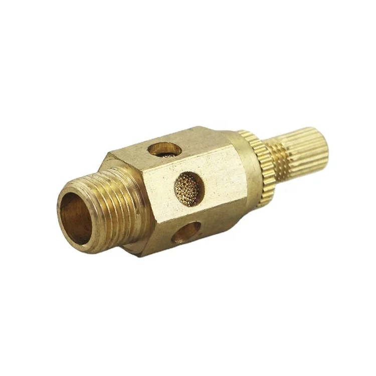 Brass pneumatic adjustable muffler inner cover throttle solenoid valve silencer exhaust valve (62518193181)