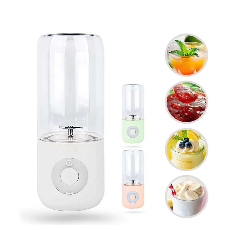 Custom USB Wireless Personal Mini Shakes and Smoothies Juicer Cup Portable Travel Juicer Blender