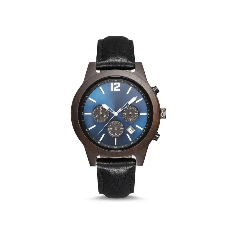 Unique Brand Watches Men Wrist Sports Chronograph Design Japanese Movement Orologio Uomo Odm Wood Watches