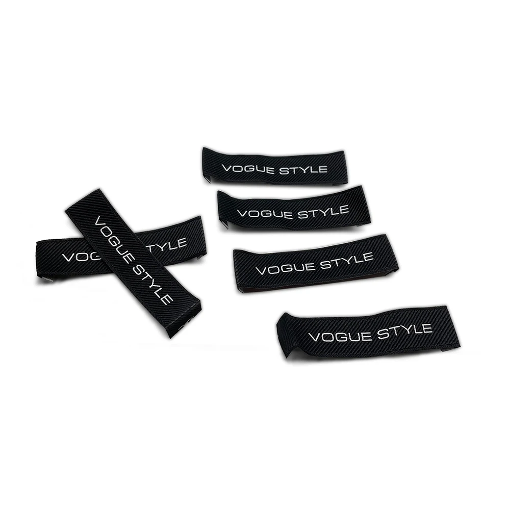 New Design Woven Private White Labels Clothing Manufacturer Tags Neck  Custom Clothes private label baby clothes label