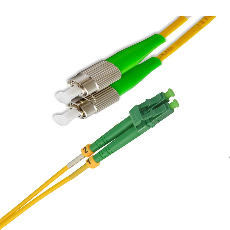 Хорошая цена LC-FC APC SM 3 м 2,0 мм желтый G652D Дуплекс Волоконно-оптический патч-корд