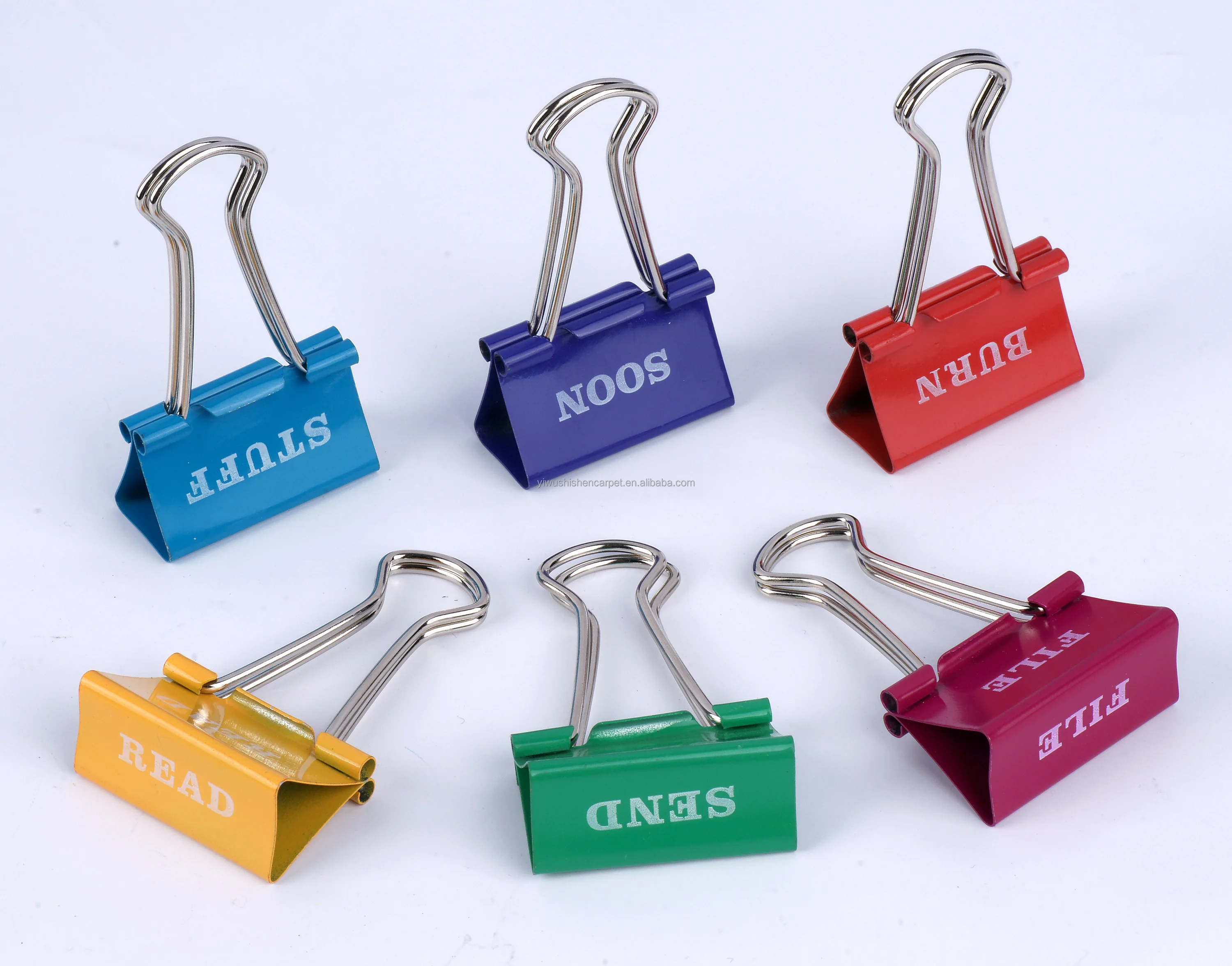 File fastener wholesale 7cm 8cm echo joyco plus metal folder accessories paper file fastener