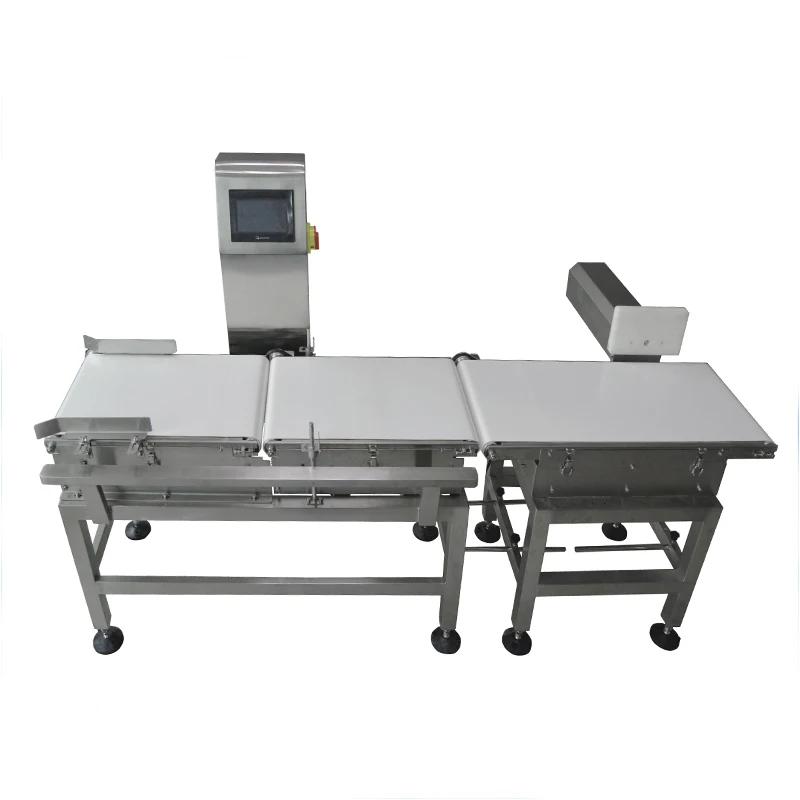 Automatic conveyor belt industrial precise check weigher manufacturer for food