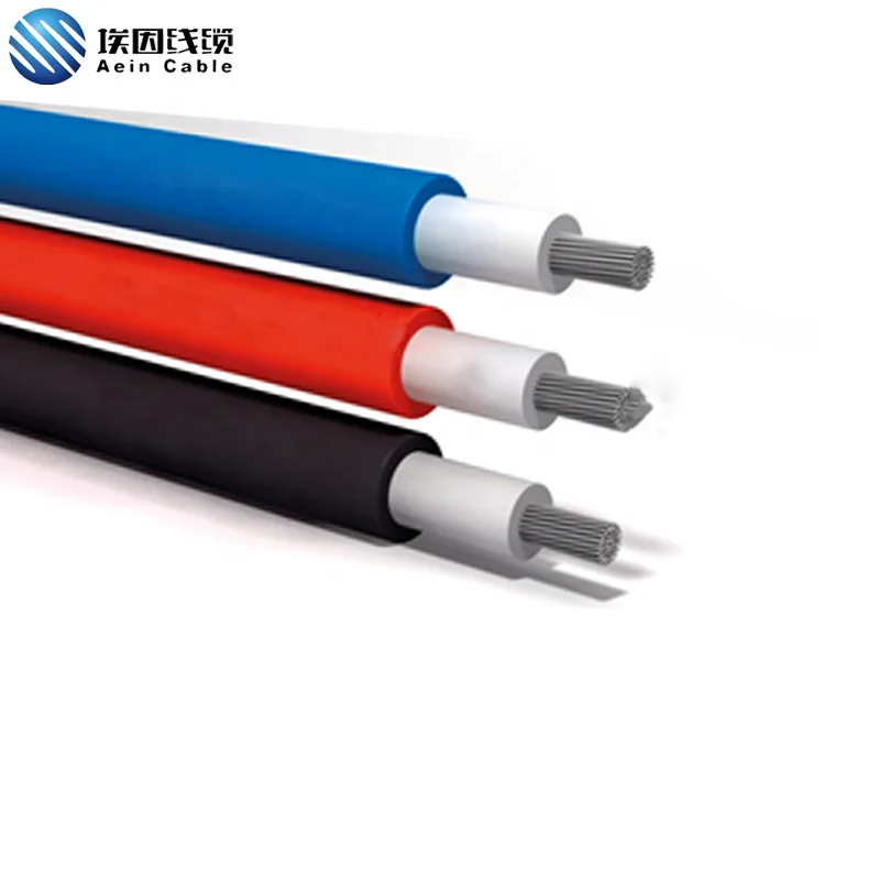 Водонепроницаемый маслостойкий гибкий медный TUV PV1-F 6 мм Солнечный Кабель