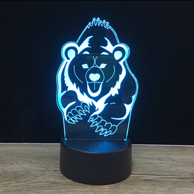 3D ночной Светильник с логотипом супер-человека USB светодиодный ночник мультяшный подарок для мальчиков на день рождения настольная лампа