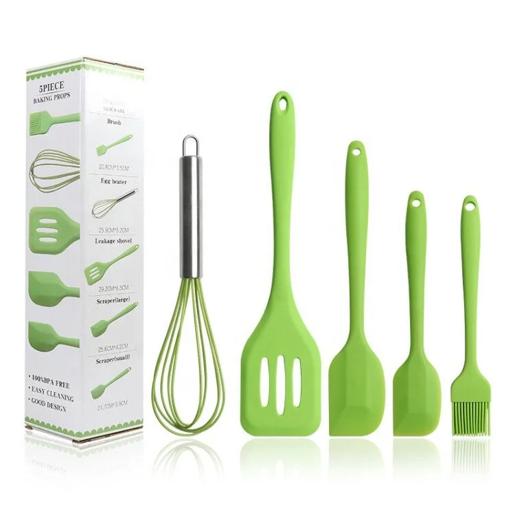 
Wholesale PortableSustainable Silicone Cooking Tool Set Kitchen Spatula 