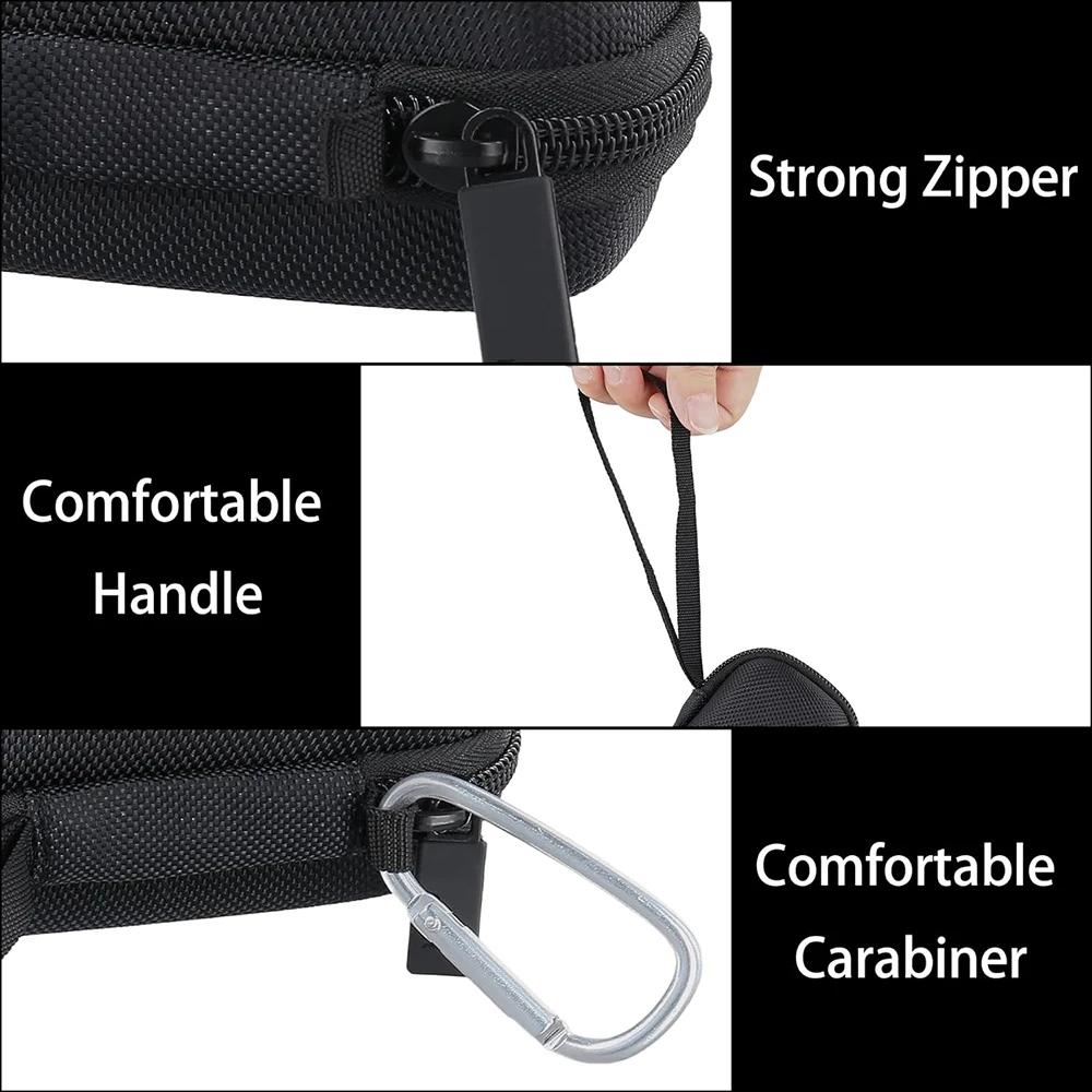 EVA Hard Travel Case EVA Carrying Case Pouch EVA Storage Bag for Samsung T5 EVO Hard Drive