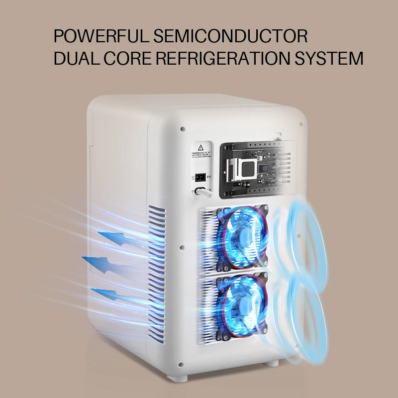 KEMIN Mini Fridge Hotel Drink Cooling Small Car Refrigerator Camping Smart Electric Portable Car Caravan DV Refrigerator