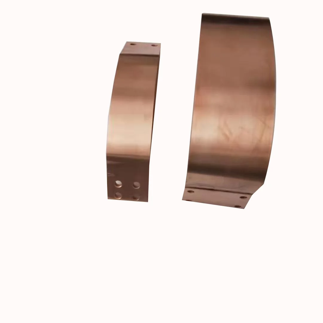 Flexible copper busbar laminated foils connector for switch