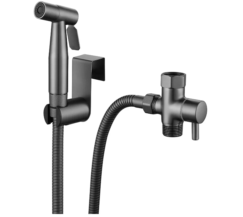 New Version Handheld Bidet Sprayer for Toilet, Premium Stainless Steel Bathroom Bidet Sprayer Set, Baby Cloth Diaper Sprayer