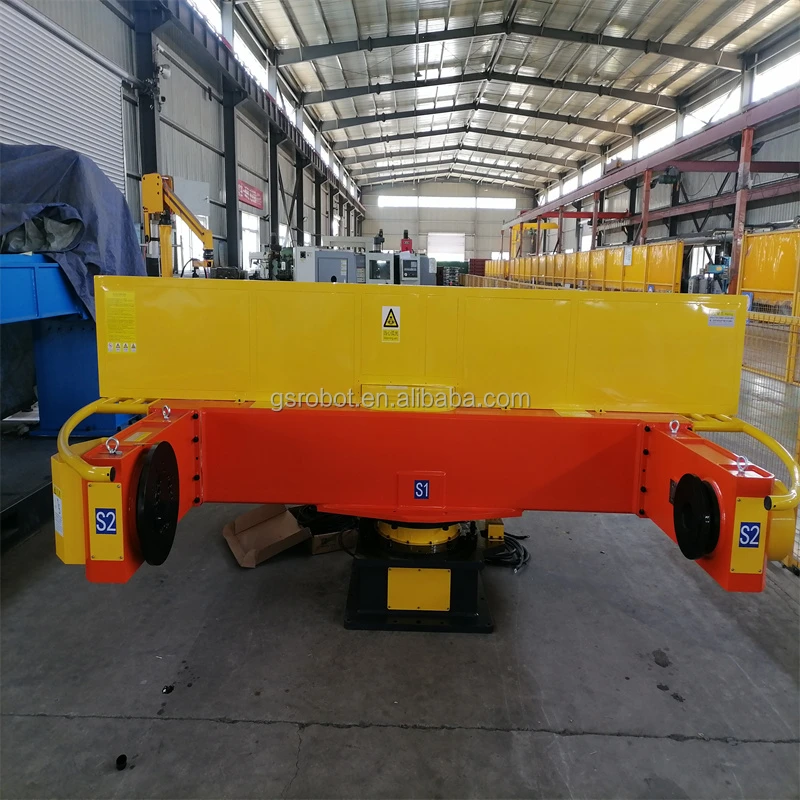 Rotating electric controlled - automatic horizontal rotation type three axis welding positioner