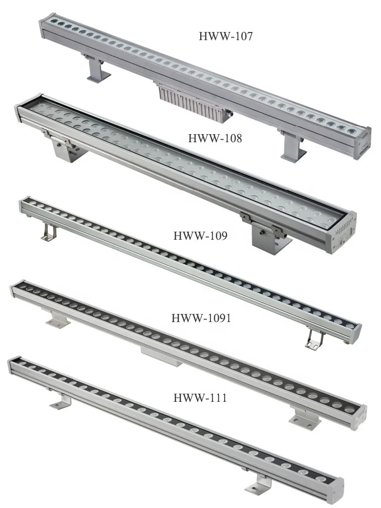 
DMX512 controller 48w 64w color changing dimmable ip65 outdoor led rgb wall washer light 