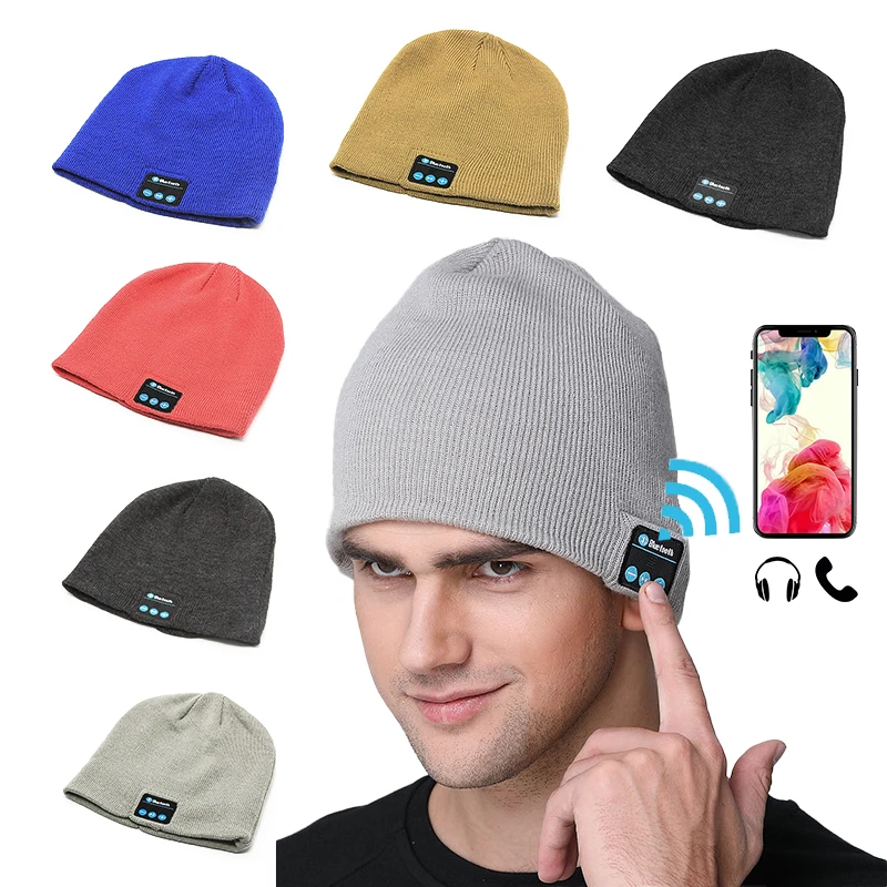 Newest Wireless Bluetooth Headphones Music Sport Smart Outdoor Winter Beanie Hat With Speaker