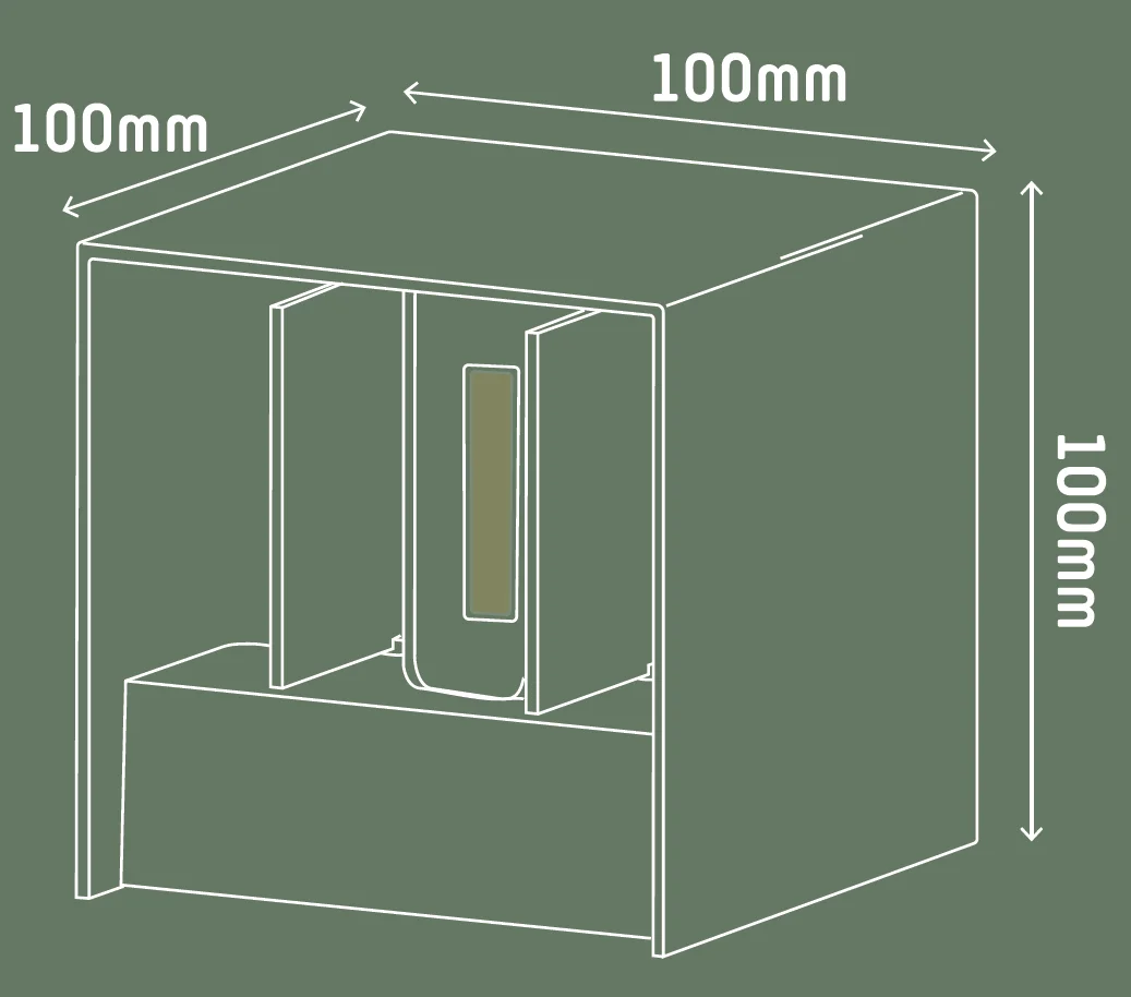 
2*3W 0-120 degree beam angle adjustable led up and down wall light 