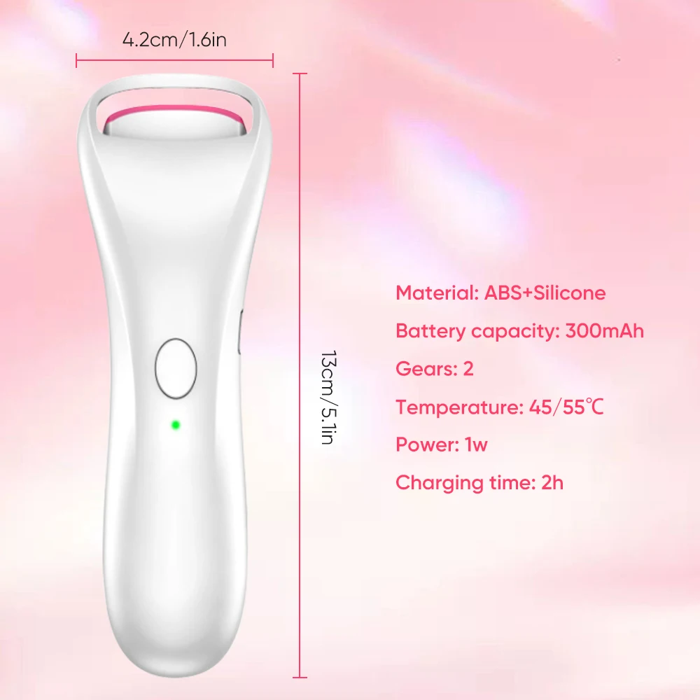 Tweezer Electric Heated Eyelash Curler Long Lasting Eye Lash Perm Heated Eyelashes Clip Automatic Cosmetic Makeup Tool