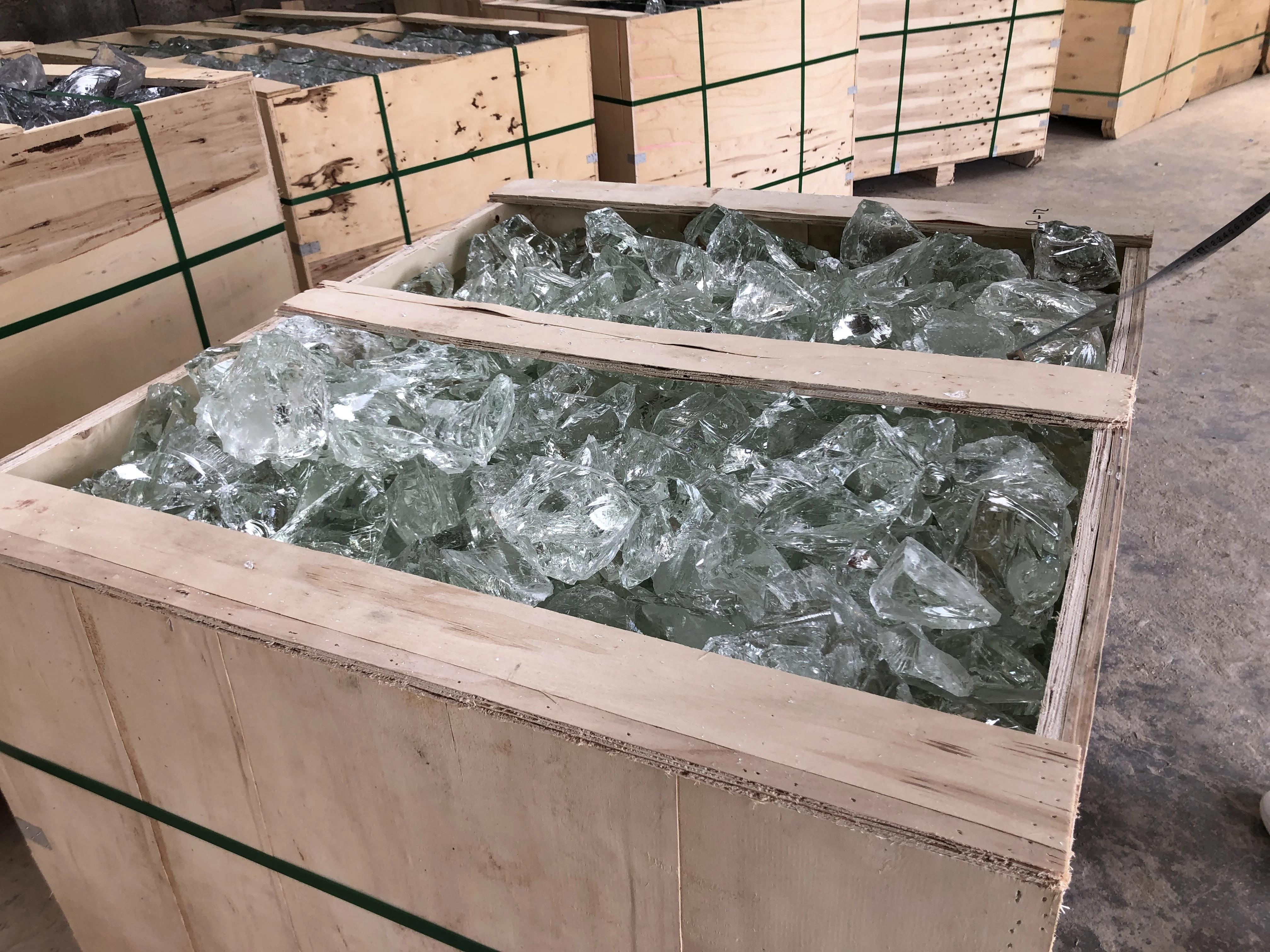 glass landscaping outdoor decorative structural glass rocks colorful glass block wall