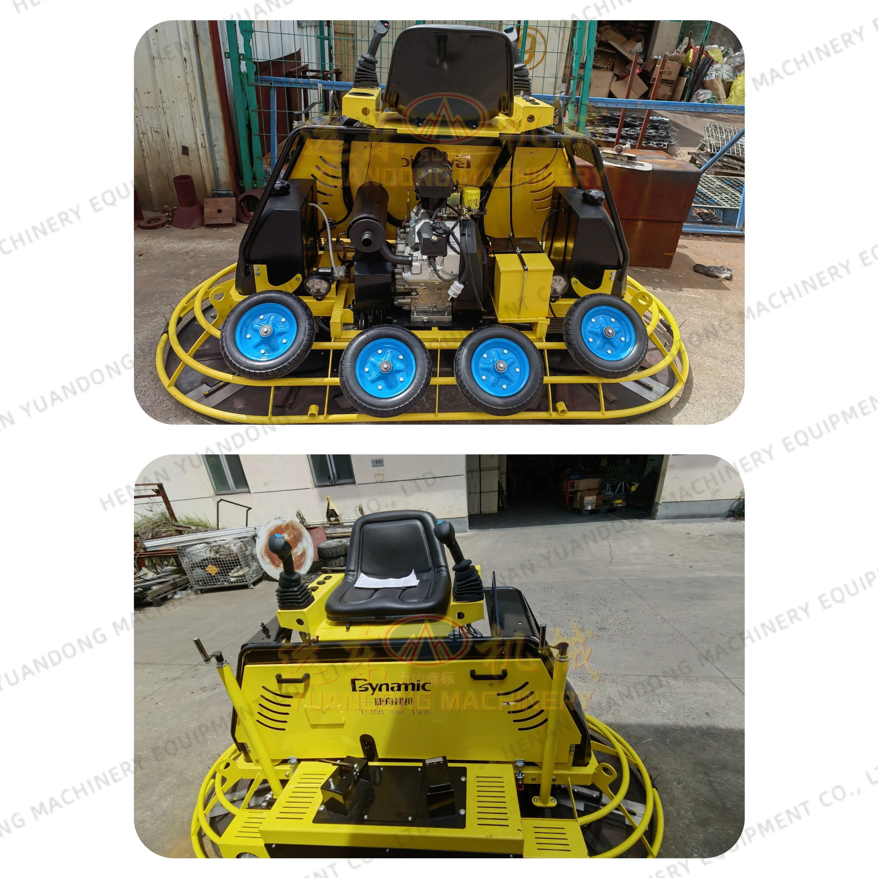 36 Inches 37HP Ride-on Concrete Finisher And Polisher Power Trowel Spider Concrete Floating Machine