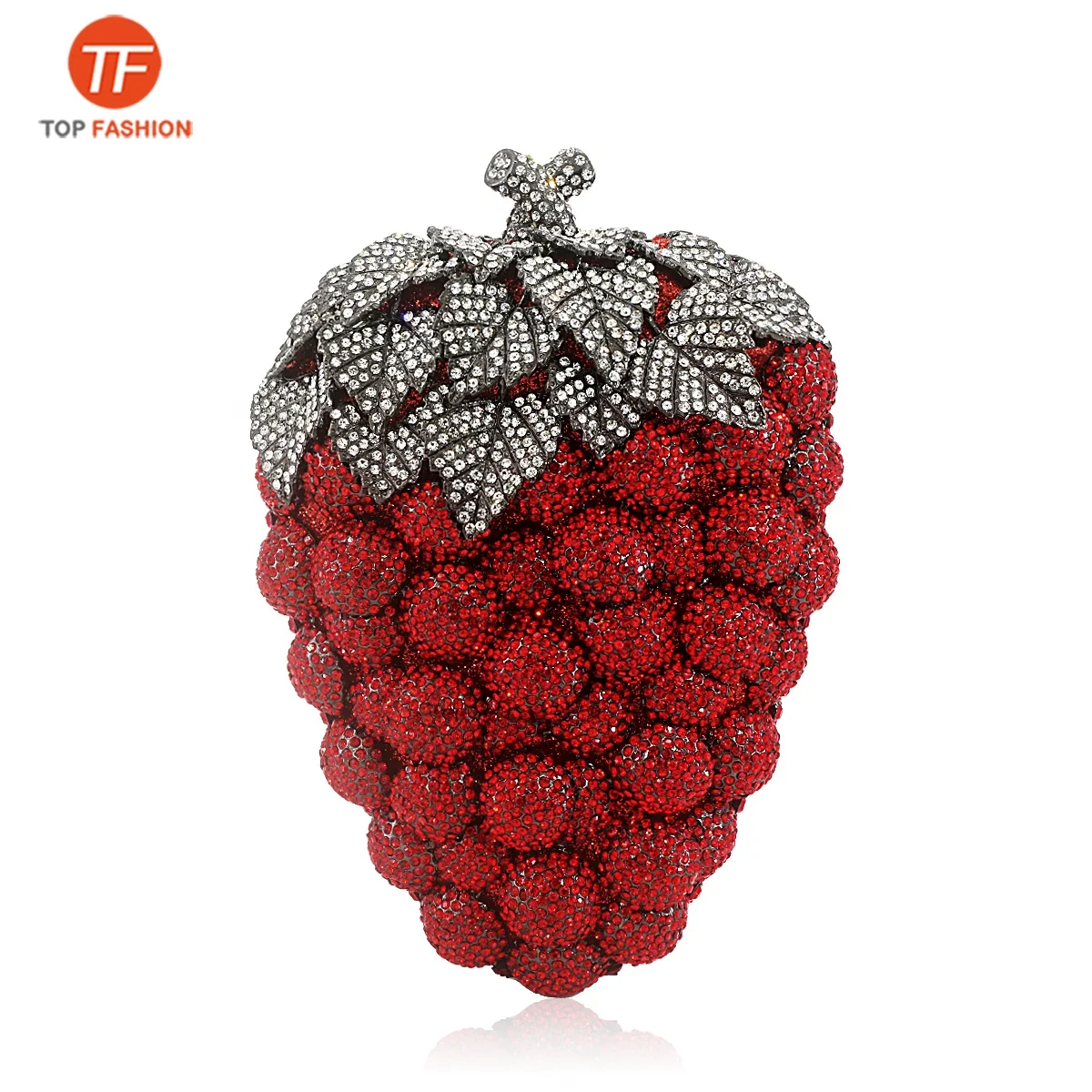 Оптовая продажа с фабрики 2020, новый дизайнерский роскошный клатч с кристаллами в виде фруктов и винограда, кошелек, женские вечерние сумки