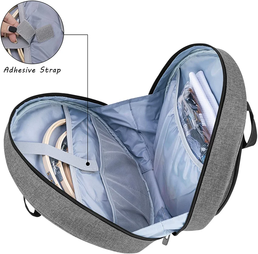 Travel Yarn Tote Bag Portable Knitting Bags Crochet Sewing Accessories Organizer Crochet Clutch Bag