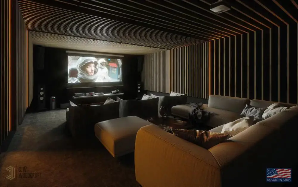 Звукоизоляционные индивидуальные акустические панели, деревянная натуральная фанера, деревянная планка, акустическая панель