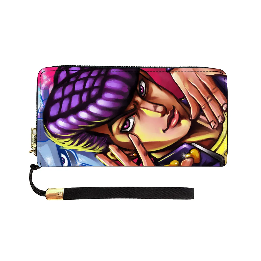 Women Card Holder Cartoon Character Customized Pattern Credit Card Wallet Custom Logo Leather Wallet For Women Latest