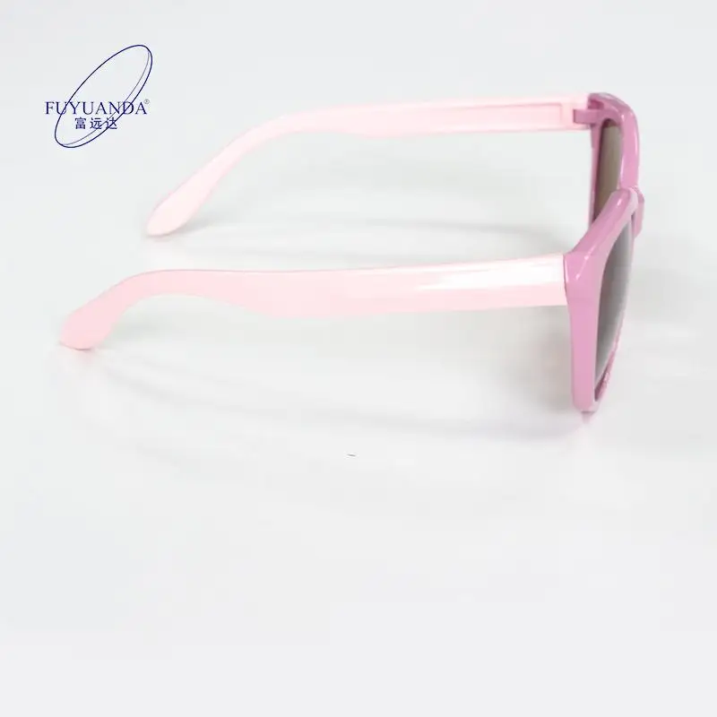 2024 Unisex  Sunglasses White and Pink Customizable round Frames UV400 Lenses Cute Plastic Sun Glasses for Boys and Girls