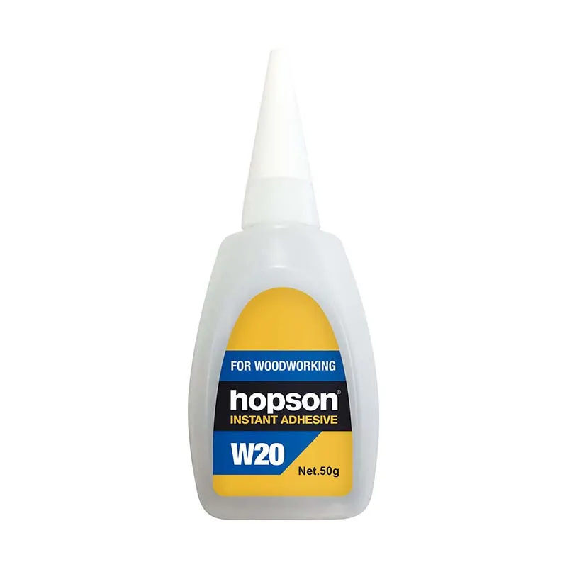 Hopson W-50 industrial adhesive glue for hard wood bonding 20g 50g MDF fast glue wood super glue