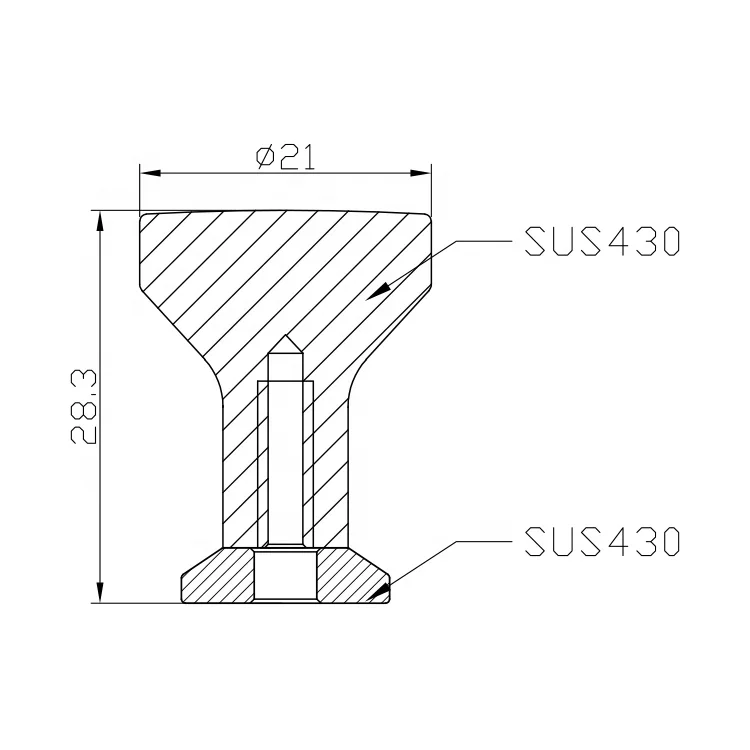 Hot Sale Stainless Steel Furniture Drawer Handel Small Shower Sliding Glass Door Knob for Interior Doors