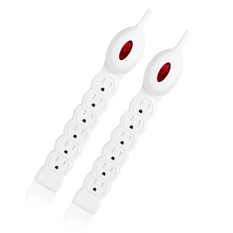 
Latest promotion price USA standard power strip Two pack 1.5m power cord Office essentials extension socket surge protector 