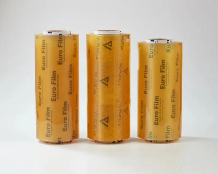 Rollo de envoltura пригодный для производства ПВХ 45 см 1500 м embalaje plastico extra ancho mayorista peliculas plasticas