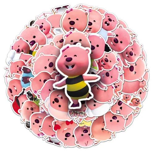 100 шт. водонепроницаемая наклейка с мультяшным принтом