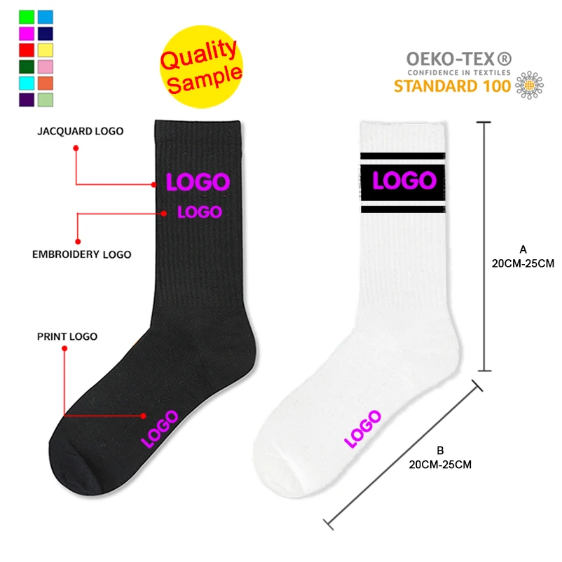 HAD 2022 Socks Custom Socks Wholesale High Quality Sustainable Soft Cotton Socks Custom Logo
