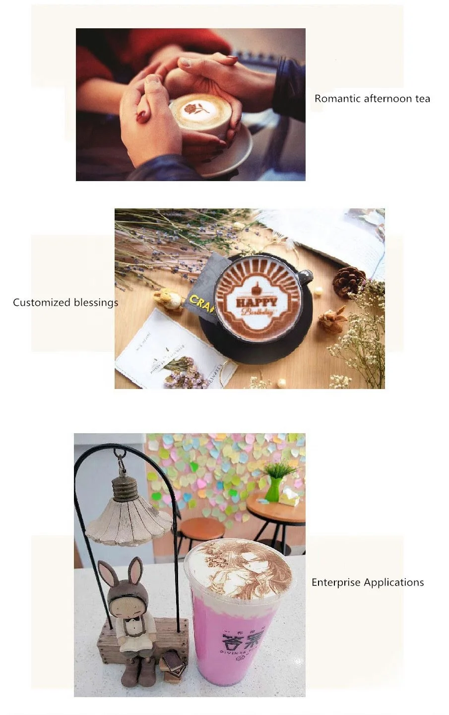 Cheap Fastest Smart Automatic 3D Wifi Coffee Printer/Coffee Latte Art Printe/Foam Milk Coffee Printer