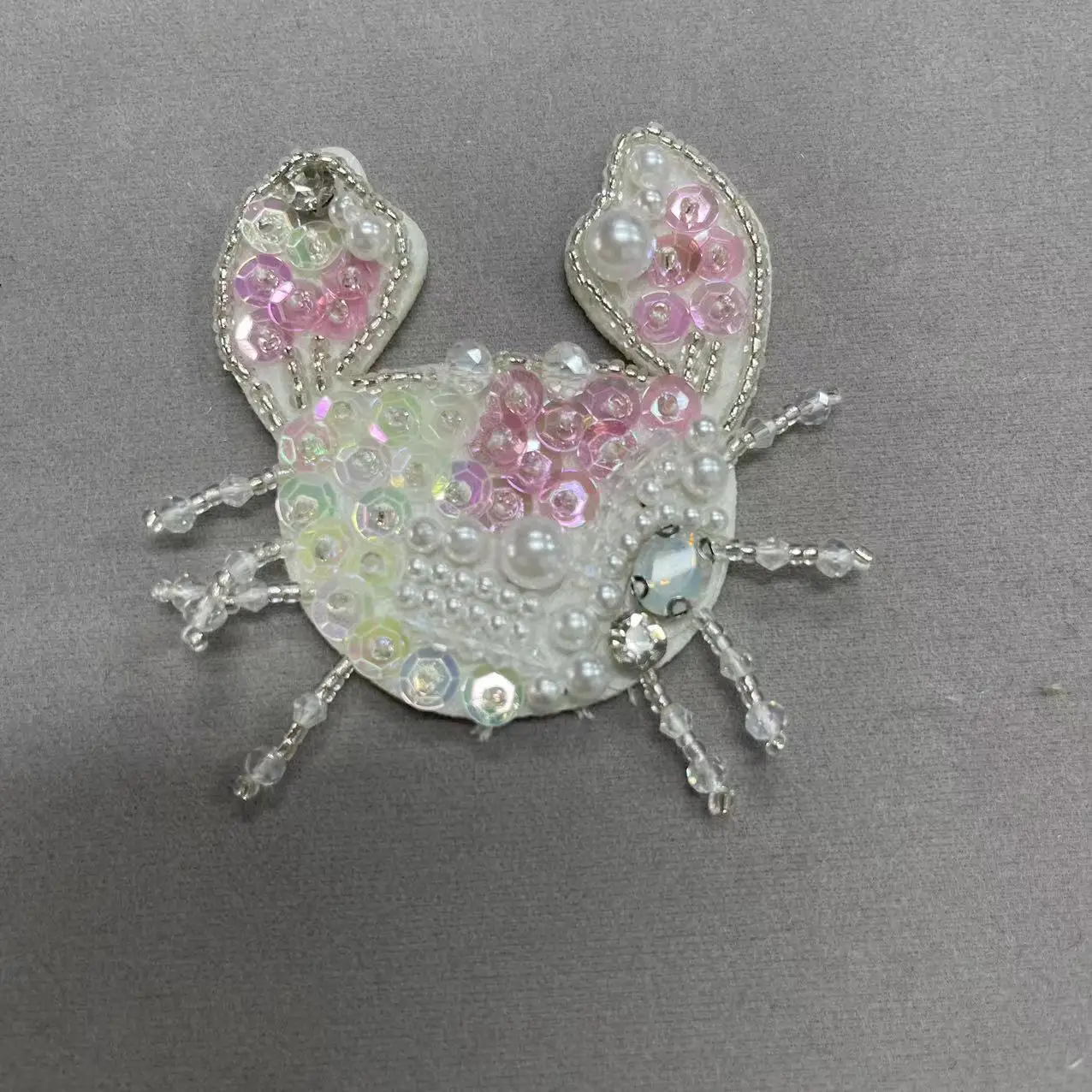 ZSY Custom Handmade Marine Animals Starfish Shells Sea Turtle Dolphin Beaded Rhinestone Patch 3D Glitter Applique For Clothing
