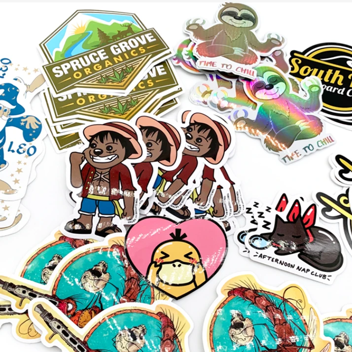 XiaoHe display wholesale sticker label clear vinyl custom car body stickers