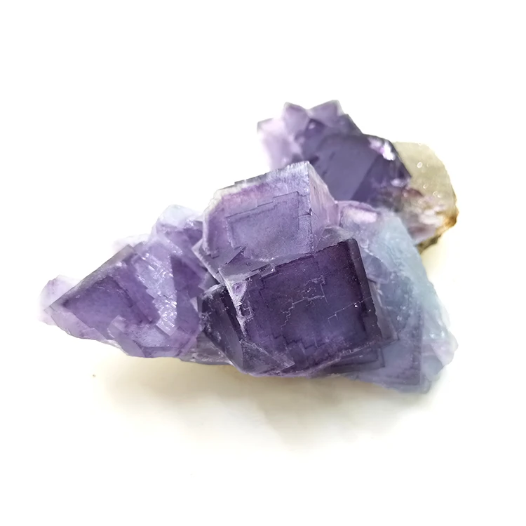 Wholesale Natural  icing fluorite Mineral Specimen Rough crystal Fluorites Cluster Purple frosting fluorite crystal symbiosis