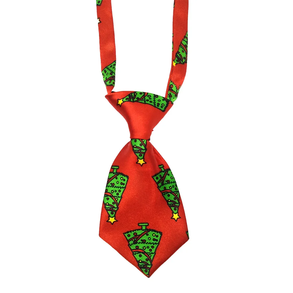 Wholesale fashion mix color dog christmas bow pet neck tie dog collar