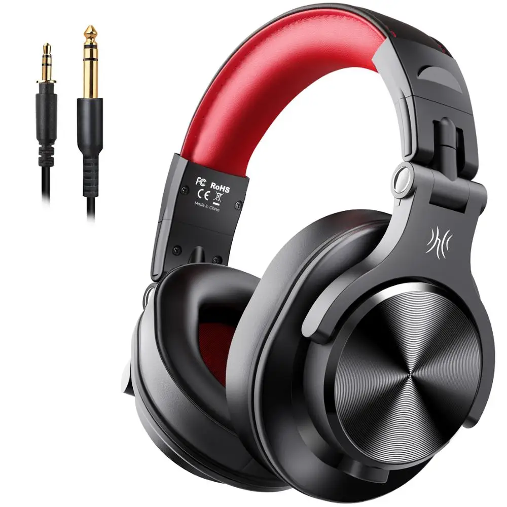 Oneodio Fusion Headphones Stereo Over Ear Wired/Wireless Headset Professional Recording Studio Monitor DJ Headphones