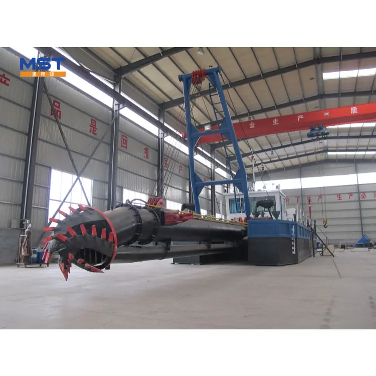 Small River Boat Dredger Pump Cutter Suction Self Propelled Cutter Suction Dredger Sale
