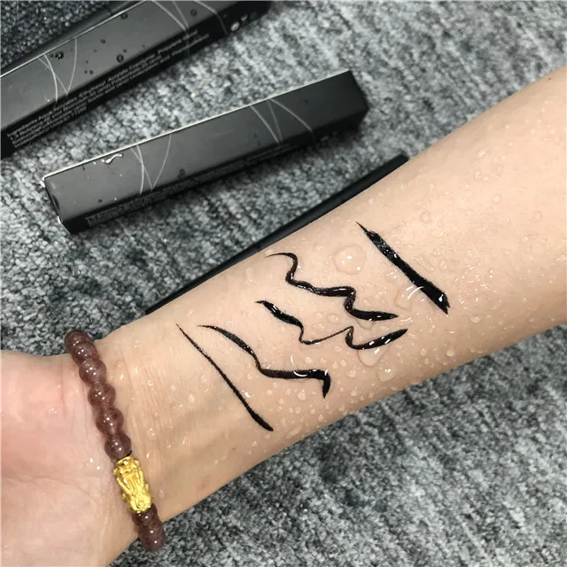 Most enquiries makeup black liquid waterproof eyeliner vegan private label matte water activated